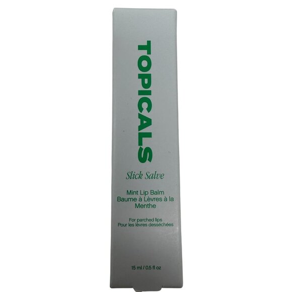 Topicals Slick Salve Mint Lip Balm 15ml  Hydrating Ceramides & Hyaluronic Acid - Picture 1 of 4